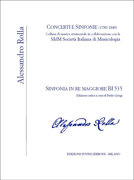 Sinfonia in re maggiore BI 535